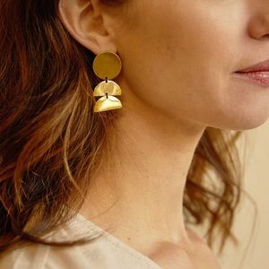 Nisolo Brass Sunset Earrings